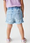 Джинсовые шорты Elasticated Waist Shorts Next, цвет denim light wash - фото 2