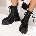 Женские ботильоны Roimaash на платформе, 158 Pu-Black - фото 5