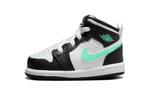 Кроссовки Jordan 1 Mid Green Glow TD, зеленый - фото