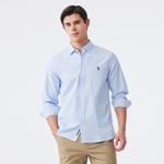 Рубашка мужская U.S. Polo Assn., серый - фото 8