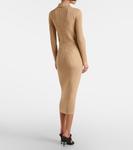 Кардиган в рубчик Balmain, бежевый - фото 3