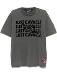 Футболка с логотипом Just Cavalli, серый - фото