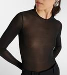 Мезовый боди Wardrobe.NYC, черный - фото 5