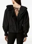Рубашка flounces taffeta Twinset, черный - фото 4