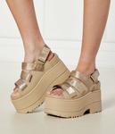 Сандалии золотистые Ugg, желтый - фото 3