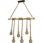 REALITY Люстра-подвес Wilma E27 Reality Leuchten, коричневый - фото 5