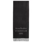 Новый шарф Venus 1996 Acne Studios, черно-белый - фото