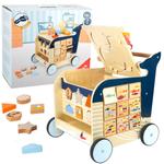 Small Foot, обучающие ходунки/толкатели с сортером и доской, 5 в 2 - фото