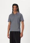 Футболка с принтом JJESPLIT NECK STRIPE TEE Jack & Jones, темно-синий - фото