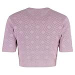 Топ Givenchy Monogram 72 Jacquard Short-Sleeve Knit Top, Parma - фото 2