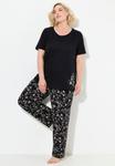 Пижама SCRIBBLE PRINT TWO PIECE SET Ulla Popken, черный - фото 6