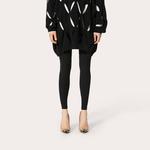 Женские леггинсы черные Valentino - фото 4