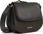 Сумка-кроссбоди Calvin Klein Bella Novelty, Brown/Khaki/Black Mini - фото 5