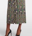 Платье миди из джерси с принтом Zoey Diane von Furstenberg, Python Med - фото 5