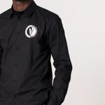 VERSACE JEANS COUTURE Мужская черная рубашка SS23 - фото 6