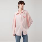 ELLE Рубашка Women's Pink Lapel Moderate - фото 3