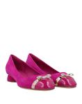 Балетки Ferragamo, фуксия - фото 2