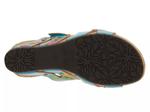 Сандалии L'Artiste Briseis Wedge Sandal, Turquoise Multicolor - фото 5