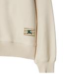 Хлопковый свитшот Burberry, Мыльно-белый - фото 7