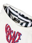 Versace Kids худи с вышитым логотипом, белый - фото 3