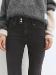 Джинсы Bootcut Pull&Bear, Black Denim - фото 7
