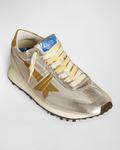 Кроссовки Marathon Retro Runner Golden Goose, цвет Silver Gold - фото 7