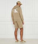 Толстовка мужская Calvin Klein Jeans с капюшоном, бежевый - фото 2