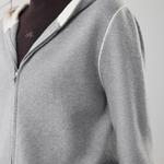 ELLE Кардиган женский Medium Gray с капюшоном - фото 5