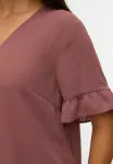 Блузка vmcingrid Vero Moda Curve, Rose Brown - фото 4