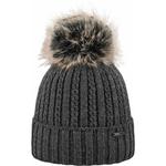 Шляпа с помпоном Areco, серый - фото