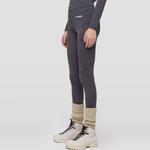 Джинсандр, Леггинсы с эффектом меланжа, Темно-серый - фото 5