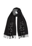 Шарф KARL LAGERFELD IKON SCARF, Black - фото 2