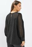 Блуза Yours Clothing Blouse, Black - фото 3