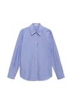 Блуза Mango Button-down blouse, Dark Blue - фото 2
