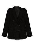 Твидовый блейзер Tagliatore, черный - фото