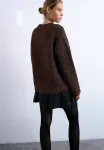 Джемпер tsfia Topshop, Chocolate Brown - фото 3