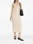 Платье миди, связанное крючком Theory, нейтральный - фото 2