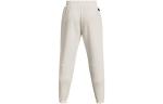 Брюки project rock heavyweight terry pants 'ivory black' Under Armour, белый - фото 2