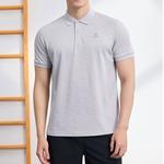 Футболка поло мужская KELME, серебристо-мышиный серый - фото 11