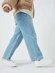Джинсы с широкими штанинами для девочек John Lewis, Blue - фото 6