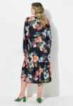 Платье MIAMODA MIDI WITH FLORAL , Black - фото 3