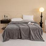 Boyang Плед флисовый 50х70 см, серый - фото 3