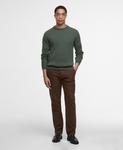 Джемпер Barbour Essential Crew-Neck, оливковый - фото 2