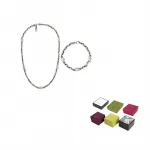 GUCCI Серебряное колье с переплетающимся узором G - фото