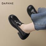 DAPHNE Женские лоферы черно-коричневые - фото 9