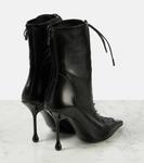 Кожаные ботинки Scarlett 95 со шнуровкой Jimmy Choo, черный - фото 2