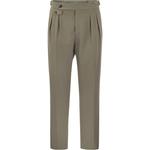 Прямые брюки со шнурком Brunello Cucinelli, зеленый - фото