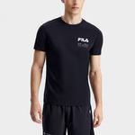 Футболка мужская черная Fila, черный - фото 3