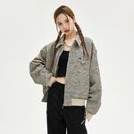 SS24 Куртки Пальто Унисекс Экрю BENMYSHOWER, Новая Версия Бежевый - фото 10