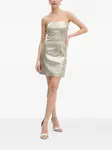 Бюстгальтерное мини-платье Patrizia Pepe, серебристый - фото 2